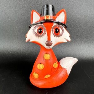 Fox Figurine Design Fancy Fox Gentleman Statue
